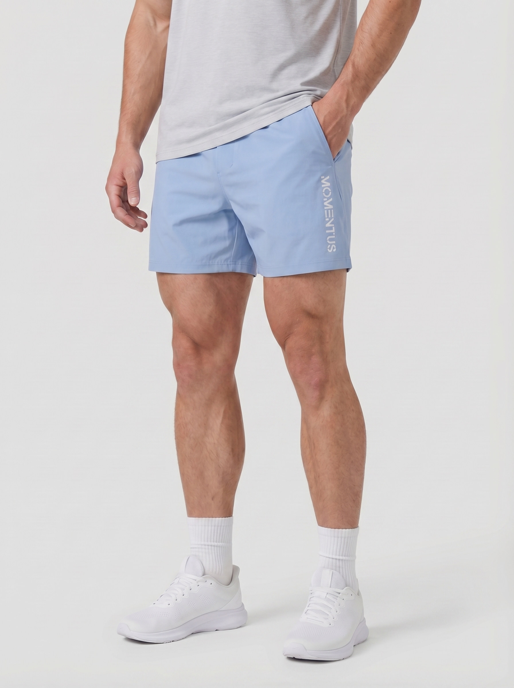 Core Flow Shorts #Color_Pastel Blue